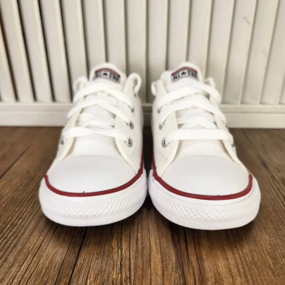 Converse Chuck Taylor All Star Infant Size 9 Optical White Canvas Shoes 7J256